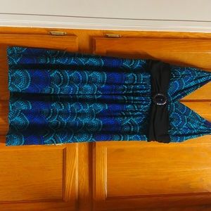 Candies xl blue dress